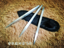 Ice wire cutting flying needle darkener hexagon 440c steel rod martial arts dart outdoor stainless steel needle tea needle