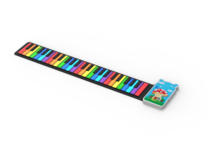 Hand Roll Piano 49 Key Thickened Keyboard Beginner Children Practice Portable Soft Folding Toy Small Musical Instrument