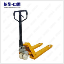 Shanghai Baishi manual hydraulic truck 3 tons hydraulic truck ground cow truck 3T nylon wheel forklift cart