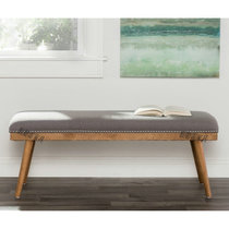 Nordic entrance shoes stool simple modern solid wood bed tail stool fabric bench sofa entrance shoes bench long meal stool