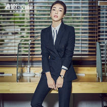 Autumn and winter high-end professional wear suit suit suit women fashion temperament high-end suit formal wear sales department work clothes