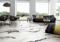 Elizabeth Tiles-Panda White Marble EQ126P018B Splash Ink Wind Image Wall Wall Wall Floor Integrated Brick
