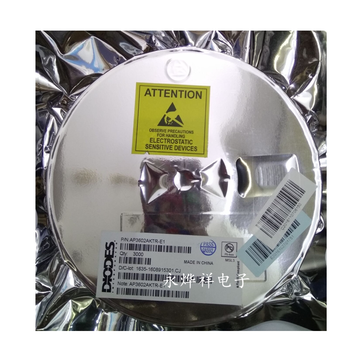 Original spot AP3602AKTR-E1 DIODES AP3602 SOT23-6 silk-printed E7T sample 1 yuan