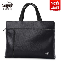 Crocodile Mens Briefcase Leather Crocodile Mens Briefcase Leather Bags Business Shoulder shoulder bag Leisure Hand bag