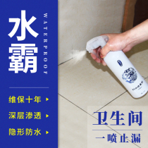Wantong non-smashing brick spray nano transparent permeable glue toilet tile special leak-proof waterproof self-spray