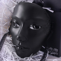 Soul Crop Full Face Mask Covered Face Mask Party Gift Mystery Dress Hand-painted Hanfu Net Red ancient Wind