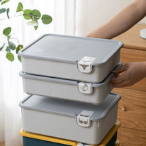 Storage box underwear underwear dormitory home three-in-one grid student drawer style socks storage artifact