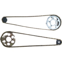 Jiajue N19 sets of chain domestic Python z1000 sports car chain size tooth plate small Ninja Dragon 400 flywheel
