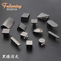 Single hole handle Modern simple wardrobe Bedside table Drawer cabinet handle Round square furniture Door handle Solid
