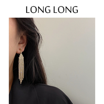 Ultra-shiny mosquito-repellent coil earrings earrings female superfairy long-stream Soar pendant temperament net red spring and summer without earbuds