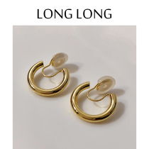 Mosquito Repellent Coil Loops Ear Rings Earrings Earrings Earrings Woman Without Ear Clips Lukewarm Wind Superior Sense Minimalist style Temperament Port Windspring