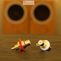 Cardas original CTFA gold plated RCA socket sound moist loose delicate texture fresh and pure