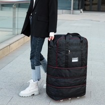 Oversize Abrasion Resistant Air Consignment Bag Folding Universal Wheels Travel Bagged Quilted Luggage Bags Moving Bags