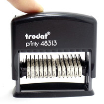 Digital stamp adjustable Trodat 48313 automatic ink return bucket printing 11 digits 12 digits 13 digits digital stamp number printing