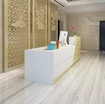Reception desk Office welcome desk Modern simple company clothing store Barber shop Bar Beauty cashier
