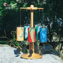 koshi wind chime bracket chanting wind chimes solid wood shelf wind chime hanging decoration home metal pendant balcony gift