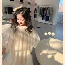 Girl Dress Girl Dress 2023 Spring Dress Baby Birthday Gown Princess Dresses Dresses Fairy Dresses Fairy Tennis dresses Skirt Palace Wind