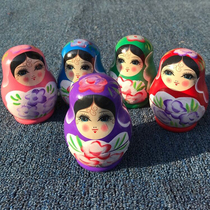 Russian jacket 5 floors solid wood wood colored dolls children Puzzle Power Toy Hand Plotter gifts