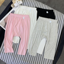 Anti-mosquito Pants Modale Baby Pants Spring Autumn Summer Baby Boy Fart Pants Thin Trousers Casual Pants Large Pp Pants