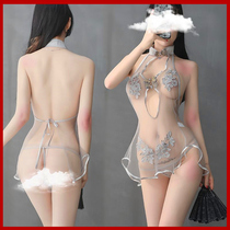 Sex emotional underwear Female q fun passion suit Small chest passion private cut male love but uniform pre-marriage love cheongsam