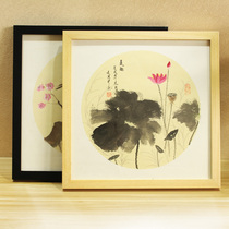 Square solid wood picture frame Photo frame Wall hanging 33 38 30 40 45 50 60 customized Any size customized