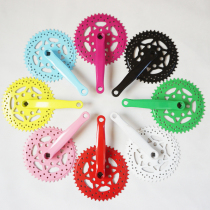 Dead flying bicycle special tooth plate gear plate 44 teeth left and right crank 170mm set single-speed car chain plate