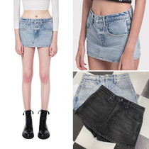 2021 Summer AW Jeans Shorts Skirt Sexy Bag Hip Anti Walking Light Front Skirt Pants Super Short Skirt Woman Light Color Hot Pants