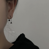 bolo SOUTH KOREA STEEL NEUTRAL MALE AND FEMALE PERSONALITY HIP HOP PUNK EARBONE CHAIN MINI ZIRCONS WIRE EAR PENDANT NOT TO FALL OFF COLOR
