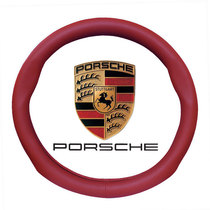 Dedicated to Porsche car handle cover New Cayenne 718 Palamera 911 McLaren womens leather steering wheel cover