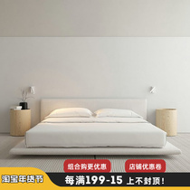 Wai Ji Feng furniture cloth bed Italian ins wind cloth bed tatami Nordic style 18 m master bedroom double bed