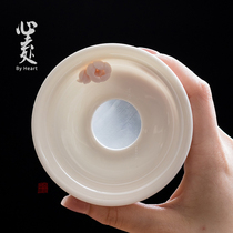 DeHua white porcelain tea leak creative tea filter tea artifact tea filter ceramic tea filter ceramic tea filter kung fu tea set tea compartment