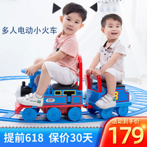 Childrens electric train rideable toy Rail Car Large indoor outdoor car Birthday gift 1-6 years old