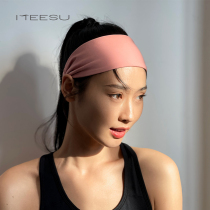 Meisu sports hair belt female summer guide sweat antiperspiration fashion yoga sweat hoop fitness corset hair wide headscarf breathable