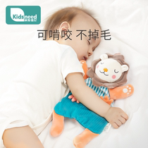 The baby can be imported to appease the doll can be nibbled on the doll baby sleeping artifact hand puppet toy
