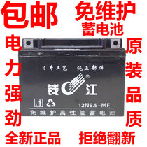 Construction motorcycle battery dry battery 12v5A7A9A battery scooter 125 battery maintenance-free