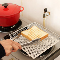 Japan imported far infrared radiation stainless steel ceramic plate barbecue grill direct fire grilled fish toast bread