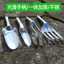 Garden Art Tools Home Shovels Suit Small Spoon Pine Earth Digging Earth Four Fork Two Teeth Harrowing Thicken Unrusted New