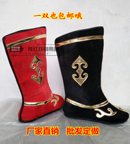Gongs and drums shoes drums shoes dragon dance lion dance dance opera boots men and women face-changing boots
