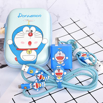 Applicable red rice K40 pro k30 data line protective sheath note9 pro charger wire wound wire rope Cartoon