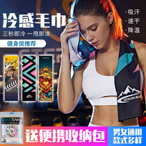 Cold sensation Sport towels Sweat Sweat ice scarves for men and women Running gym Wrists Sweat quick dry cooling and cool-feeling ice scarves