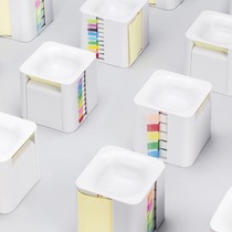 Korean stationery tale creative cube four sides 5 in 1 pay-it Box Office notes Post-It index page stickers