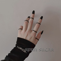 Trap-titanium steel stainless steel glossy circle ring joint ring ring ring neutral simple super versatile personality ring ring