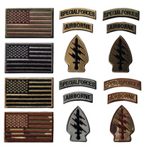 US Army Airdrop Division Delta Special Forces Lightning Arm Badge Military Camouflage for Costume Accessories