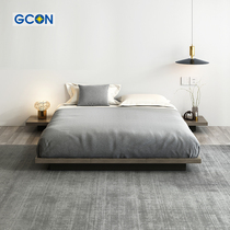 Zhiguang minimalist tatami bed master bedroom without bedside bed loft bed solid wood low bed second child parent-child floor bed