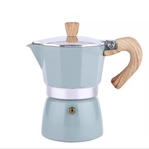  Italian Mocha pot Octagonal coffee pot Household Italian espresso coffee pot Distilled extraction hand-brewed coffee pot