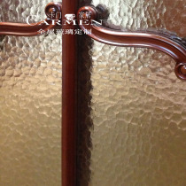 Stone texture tempered art three-dimensional embossed glass-porch screen partition doors and windows water-grain craft glass custom-made