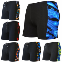 Swimming trunks mens anti-embarrassing Korean version of comfortable boxer pants hot spring professional swimming and fattening up Shorts factory direct sales