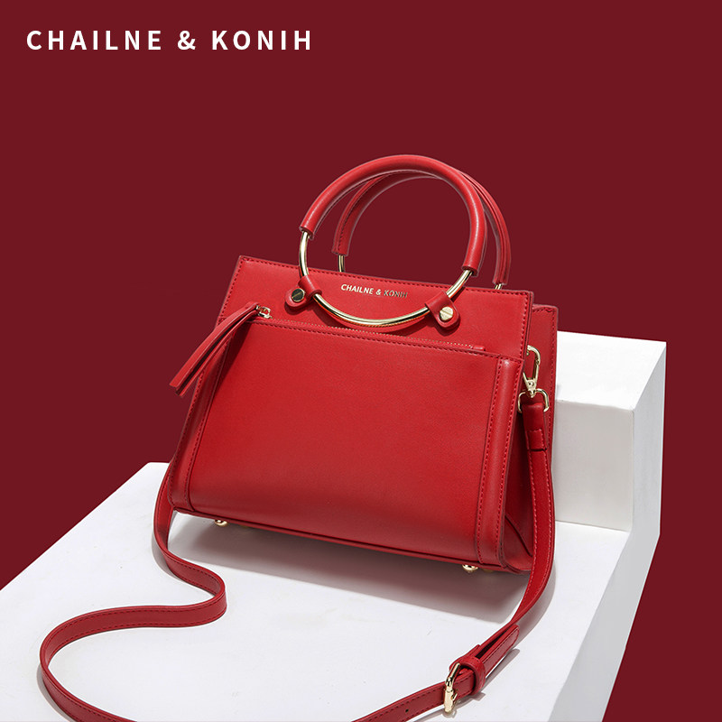 Red wedding bag girl 2021 new womens bag wedding with large-capacity tote stiletto bag wedding bag bridal bag