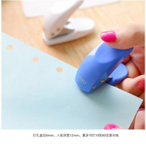 Single hole punch Mini manual round hole Small hole stationery A4 paper empty punch Hand-bound card