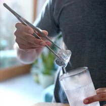 Tweezers Stainless steel pointed decoration Long clip tweezers Long handle Large ice clip Bartending clip Tweezers